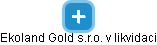 Ekoland Gold s.r.o. v likvidaci - náhled vizuálního zobrazení vztahů obchodního rejstříku