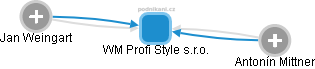 WM Profi Style s.r.o. - náhled vizuálního zobrazení vztahů obchodního rejstříku