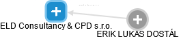 ELD Consultancy & CPD s.r.o. - náhled vizuálního zobrazení vztahů obchodního rejstříku