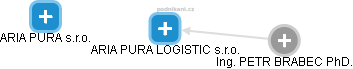 ARIA PURA LOGISTIC s.r.o. - náhled vizuálního zobrazení vztahů obchodního rejstříku