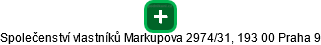 Společenství vlastníků Markupova 2974/31, 193 00 Praha 9 - náhled vizuálního zobrazení vztahů obchodního rejstříku
