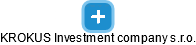 KROKUS Investment company s.r.o. - náhled vizuálního zobrazení vztahů obchodního rejstříku