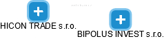 BIPOLUS INVEST s.r.o. - náhled vizuálního zobrazení vztahů obchodního rejstříku