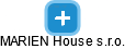 MARIEN House s.r.o. - náhled vizuálního zobrazení vztahů obchodního rejstříku