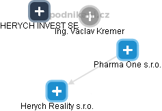 Herych Reality s.r.o. - náhled vizuálního zobrazení vztahů obchodního rejstříku