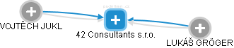42 Consultants  s.r.o. - náhled vizuálního zobrazení vztahů obchodního rejstříku