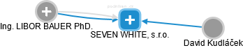 SEVEN WHITE, s.r.o. - náhled vizuálního zobrazení vztahů obchodního rejstříku