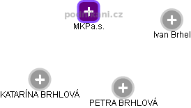 MKPa.s. - náhled vizuálního zobrazení vztahů obchodního rejstříku