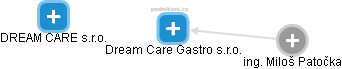 Dream Care Gastro s.r.o. - náhled vizuálního zobrazení vztahů obchodního rejstříku