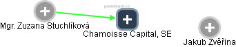 Chamoisse Capital, SE - náhled vizuálního zobrazení vztahů obchodního rejstříku