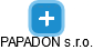 PAPADON s.r.o. - náhled vizuálního zobrazení vztahů obchodního rejstříku