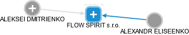 FLOW SPIRIT s.r.o. - náhled vizuálního zobrazení vztahů obchodního rejstříku