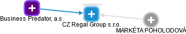 CZ Regal Group s.r.o. - náhled vizuálního zobrazení vztahů obchodního rejstříku