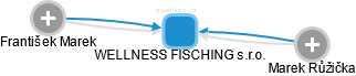 WELLNESS FISCHING s.r.o. - náhled vizuálního zobrazení vztahů obchodního rejstříku