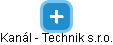 Kanál - Technik s.r.o. - náhled vizuálního zobrazení vztahů obchodního rejstříku