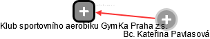 Klub sportovního aerobiku GymKa Praha z.s. - náhled vizuálního zobrazení vztahů obchodního rejstříku