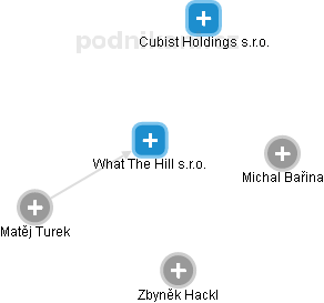 What The Hill s.r.o. - náhled vizuálního zobrazení vztahů obchodního rejstříku