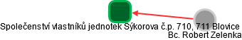 Společenství vlastníků jednotek Sýkorova č.p. 710, 711 Blovice - náhled vizuálního zobrazení vztahů obchodního rejstříku