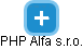 PHP Alfa s.r.o. - náhled vizuálního zobrazení vztahů obchodního rejstříku