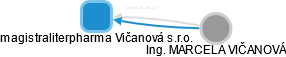 magistraliterpharma Vičanová s.r.o. - náhled vizuálního zobrazení vztahů obchodního rejstříku