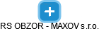 RS OBZOR - MAXOV s.r.o. - náhled vizuálního zobrazení vztahů obchodního rejstříku