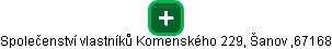 Společenství vlastníků Komenského 229, Šanov ,67168 - náhled vizuálního zobrazení vztahů obchodního rejstříku
