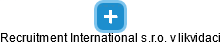 Recruitment International s.r.o. v likvidaci - náhled vizuálního zobrazení vztahů obchodního rejstříku