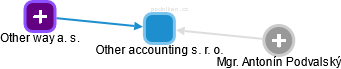 Other accounting s. r. o. - náhled vizuálního zobrazení vztahů obchodního rejstříku