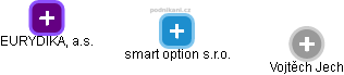 smart option s.r.o. - náhled vizuálního zobrazení vztahů obchodního rejstříku