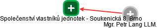 Společenství vlastníků jednotek - Soukenická 8, Brno - náhled vizuálního zobrazení vztahů obchodního rejstříku