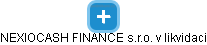 NEXIOCASH FINANCE s.r.o. v likvidaci - náhled vizuálního zobrazení vztahů obchodního rejstříku