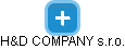 H&D COMPANY s.r.o. - náhled vizuálního zobrazení vztahů obchodního rejstříku