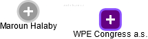 WPE Congress a.s. - náhled vizuálního zobrazení vztahů obchodního rejstříku
