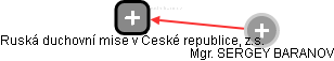Ruská duchovní mise v České republice, z.s. - náhled vizuálního zobrazení vztahů obchodního rejstříku