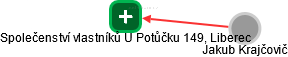 Společenství vlastníků U Potůčku 149, Liberec - náhled vizuálního zobrazení vztahů obchodního rejstříku