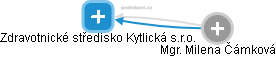 Zdravotnické středisko Kytlická s.r.o. - náhled vizuálního zobrazení vztahů obchodního rejstříku