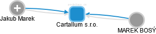 Cartallum s.r.o. - náhled vizuálního zobrazení vztahů obchodního rejstříku