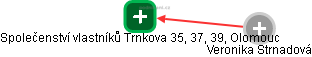 Společenství vlastníků Trnkova 35, 37, 39, Olomouc - náhled vizuálního zobrazení vztahů obchodního rejstříku