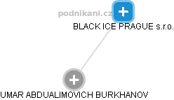 BLACK ICE PRAGUE s.r.o. - náhled vizuálního zobrazení vztahů obchodního rejstříku