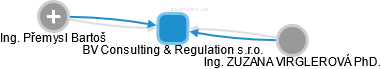 BV Consulting & Regulation s.r.o. - náhled vizuálního zobrazení vztahů obchodního rejstříku
