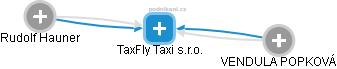 TaxFly Taxi s.r.o. - náhled vizuálního zobrazení vztahů obchodního rejstříku