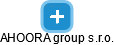 AHOORA group s.r.o. - náhled vizuálního zobrazení vztahů obchodního rejstříku