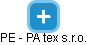 PE - PA tex s.r.o. - náhled vizuálního zobrazení vztahů obchodního rejstříku