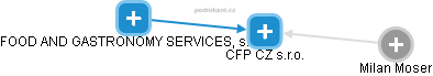 CFP CZ s.r.o. - náhled vizuálního zobrazení vztahů obchodního rejstříku