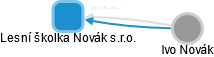 Lesní školka Novák s.r.o. - náhled vizuálního zobrazení vztahů obchodního rejstříku