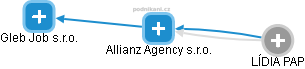 Allianz Agency s.r.o. - náhled vizuálního zobrazení vztahů obchodního rejstříku