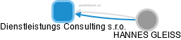 Dienstleistungs Consulting s.r.o. - náhled vizuálního zobrazení vztahů obchodního rejstříku