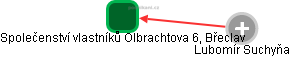Společenství vlastníků Olbrachtova 6, Břeclav - náhled vizuálního zobrazení vztahů obchodního rejstříku