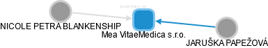 Mea VitaeMedica s.r.o. - náhled vizuálního zobrazení vztahů obchodního rejstříku