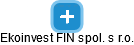Ekoinvest FIN spol. s r.o. - náhled vizuálního zobrazení vztahů obchodního rejstříku